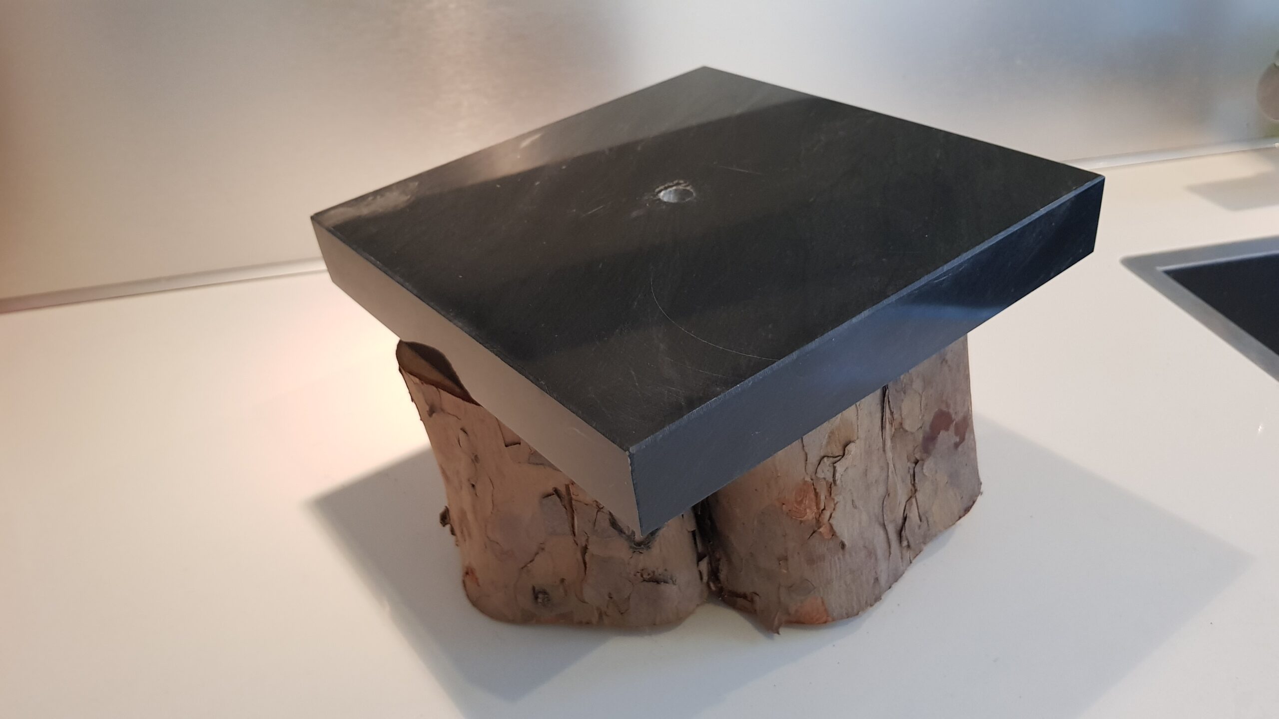 voetstuk zwart marmer 23cm - Koplos Concepts